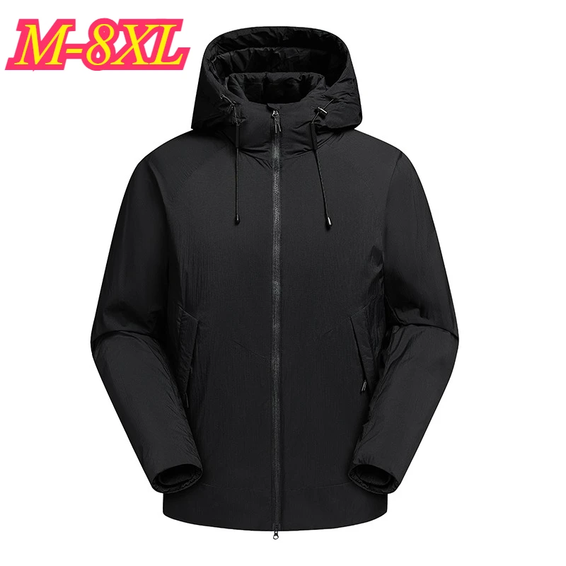 Mens Padded Jacket Waterproof Outdoor Camping Windproof Warm Parka Comfort Lightweight Skiing Thick Warm Winter Padding Coat