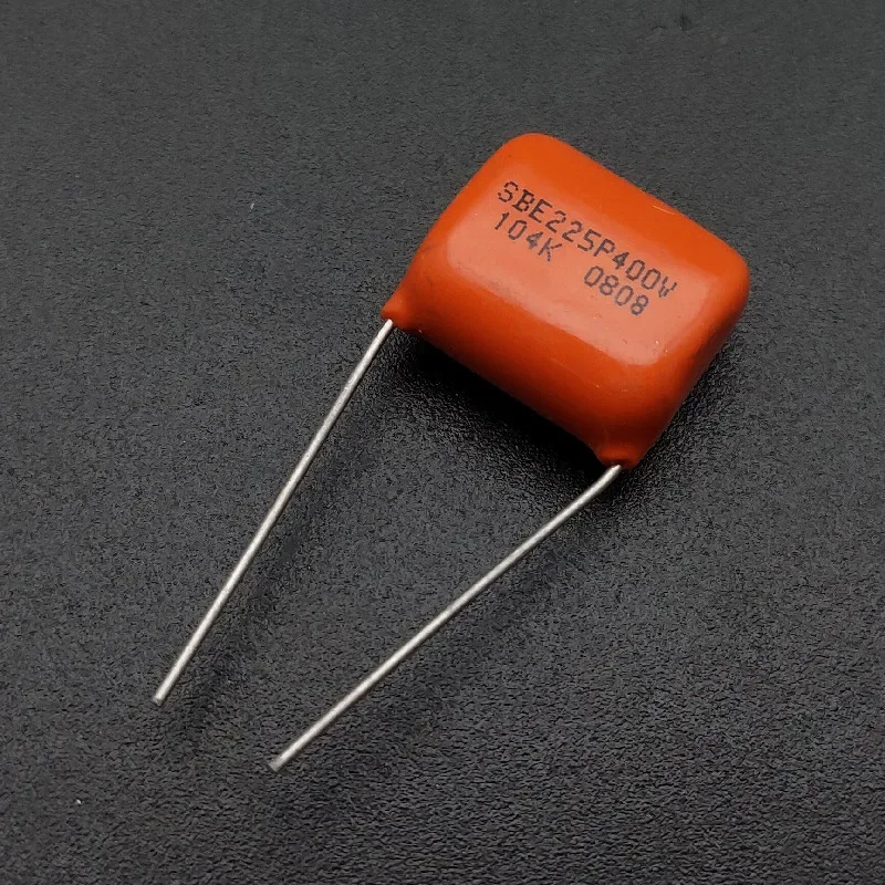 ギター用オレンジドロップコンデンサ 0.1μF 600V 10個