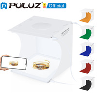 PULUZ 8.7 inch Portable LED Photo Studio Box Tabletop Shooting Light Box Tent Photography Mini Box Softbox Set Display Lightbox