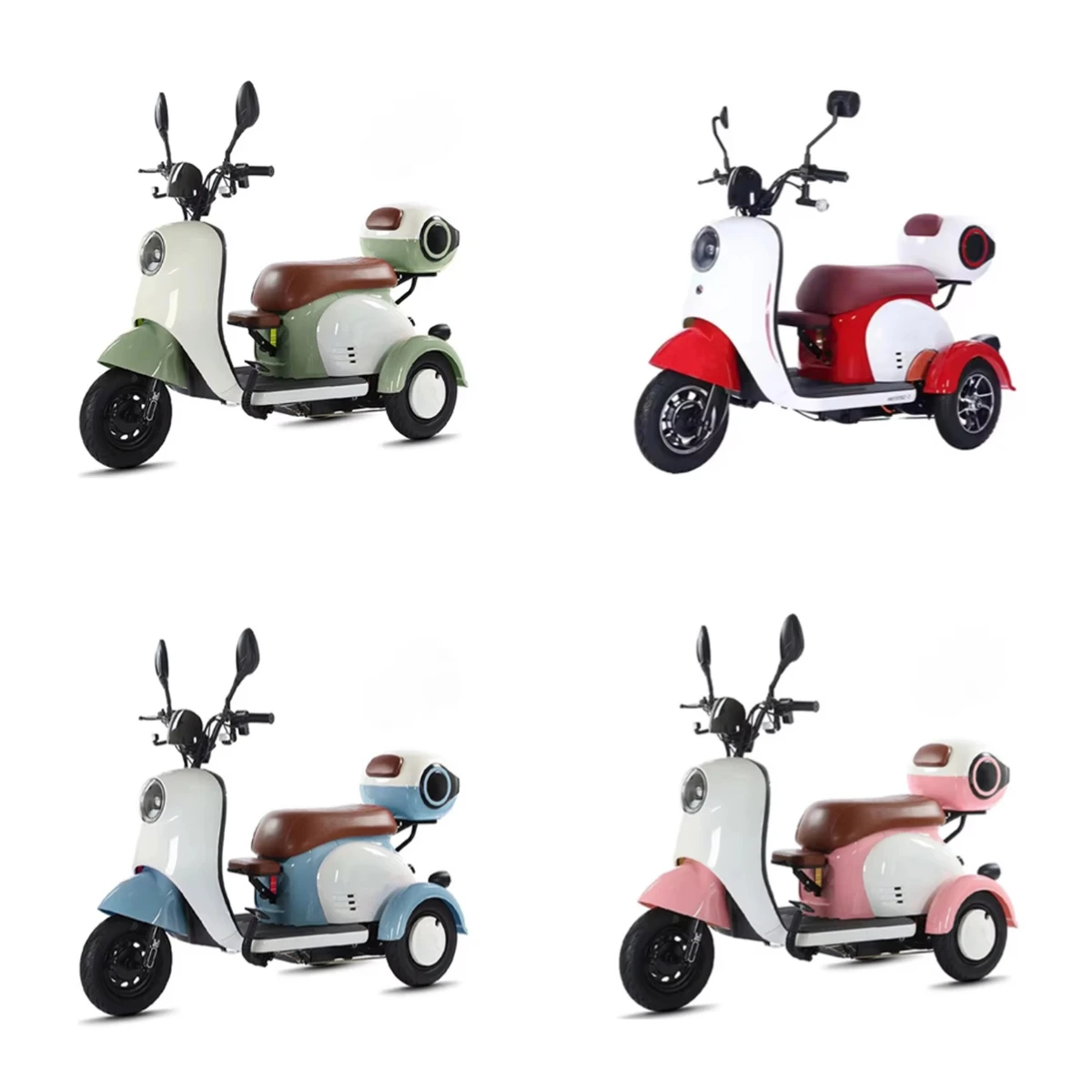 

STLF Smart Electric Tricycle Folding Seat Small Trike Adult Households 3 Wheel Electric Bicycle