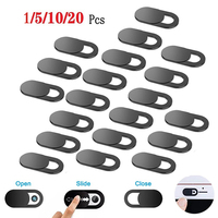 1/5/10/20pcs Sliding Webcam Cover Laptop Camera Cover Slider Phone Antispy For iPad PC Macbook Tablet lenses Privacy Sticker