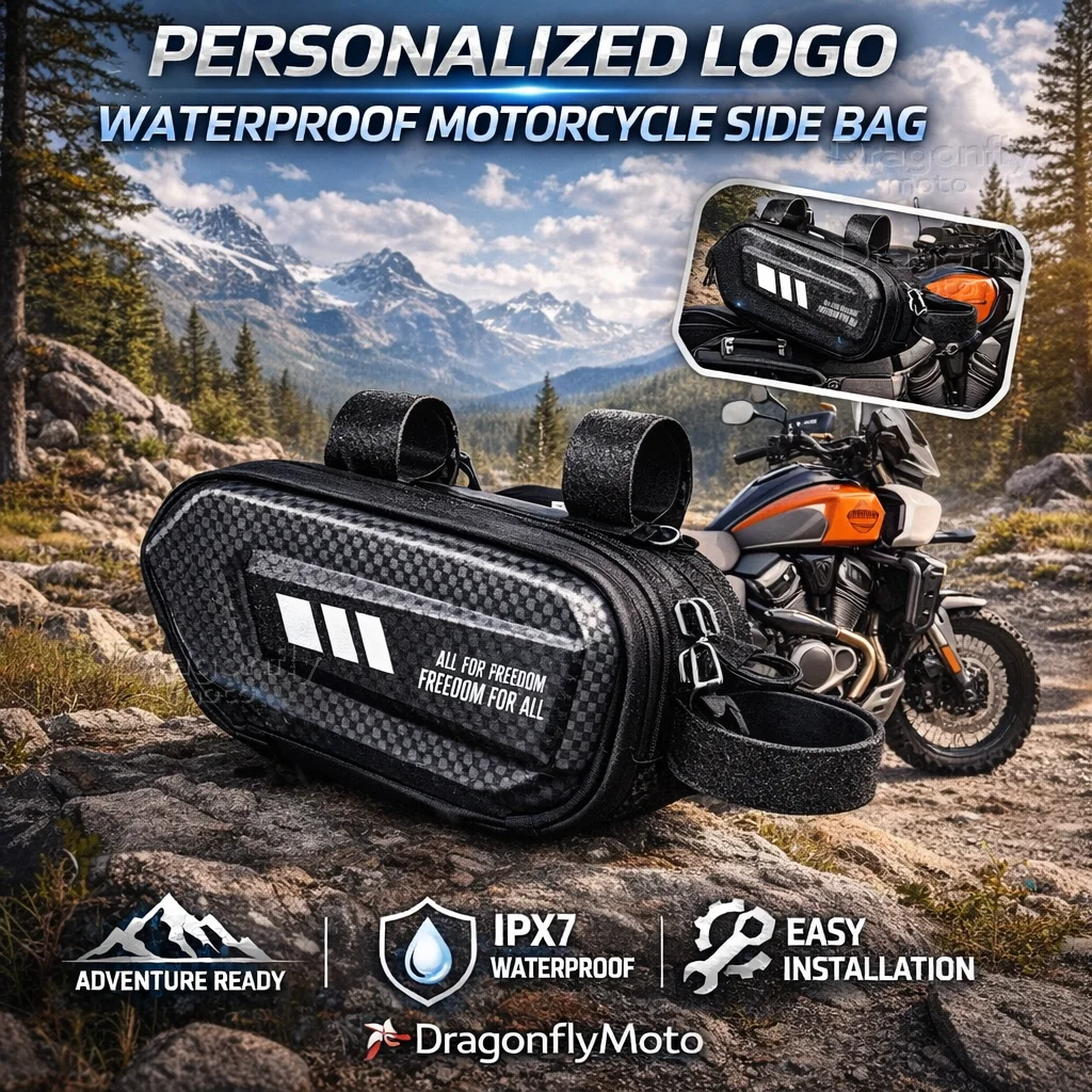 

Для мотоциклов Harley-Davidson PAN AMERICA 1250S PA1250 Sportster: Боковая сумка с персонализированным логотипом, водонепроницаемая, жесткий корпус, седельная сумка