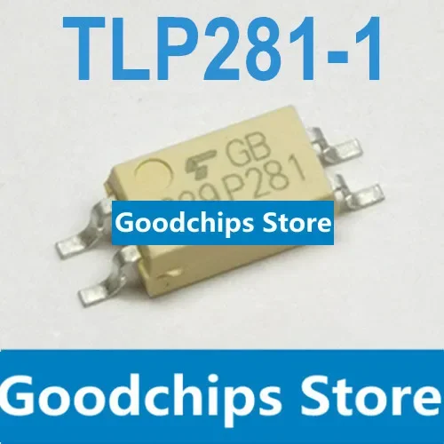 10PCS TLP281-1 TLP281/GB optocoupler P281 SMD SOP4 transistor output original imported chip SOP-4