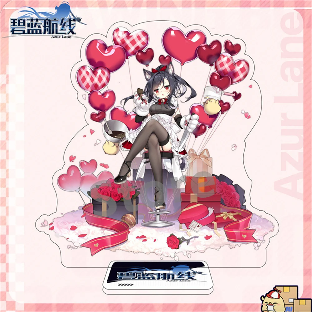 Game Charm version Azur Lane Acrylic Stand Model Cosplay Characters Ornament Accessories Goods Collection Gifts 15cm