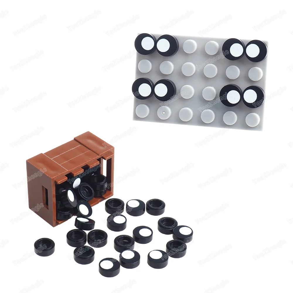 تلميذ أبيض أوفست نمط بنة 98138 شخصيات MOC مطبوعة عيون تعبيرات مشاهد التجميع اكسسوارات نماذج لعبة هدية