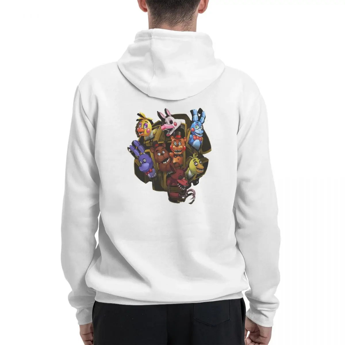 خمس ليال في هوديي Harajuku البلوز الخريف الشتاء الرجال المرأة البلوز قمم طويلة الأكمام