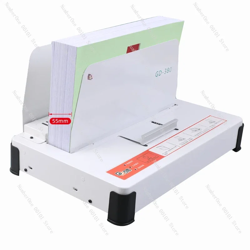 Hot Melt Binding Machine GD380 A4 Book Cover Glue Binder Electric Hot Melt Glue DIY Wireless Glue Binding Machine