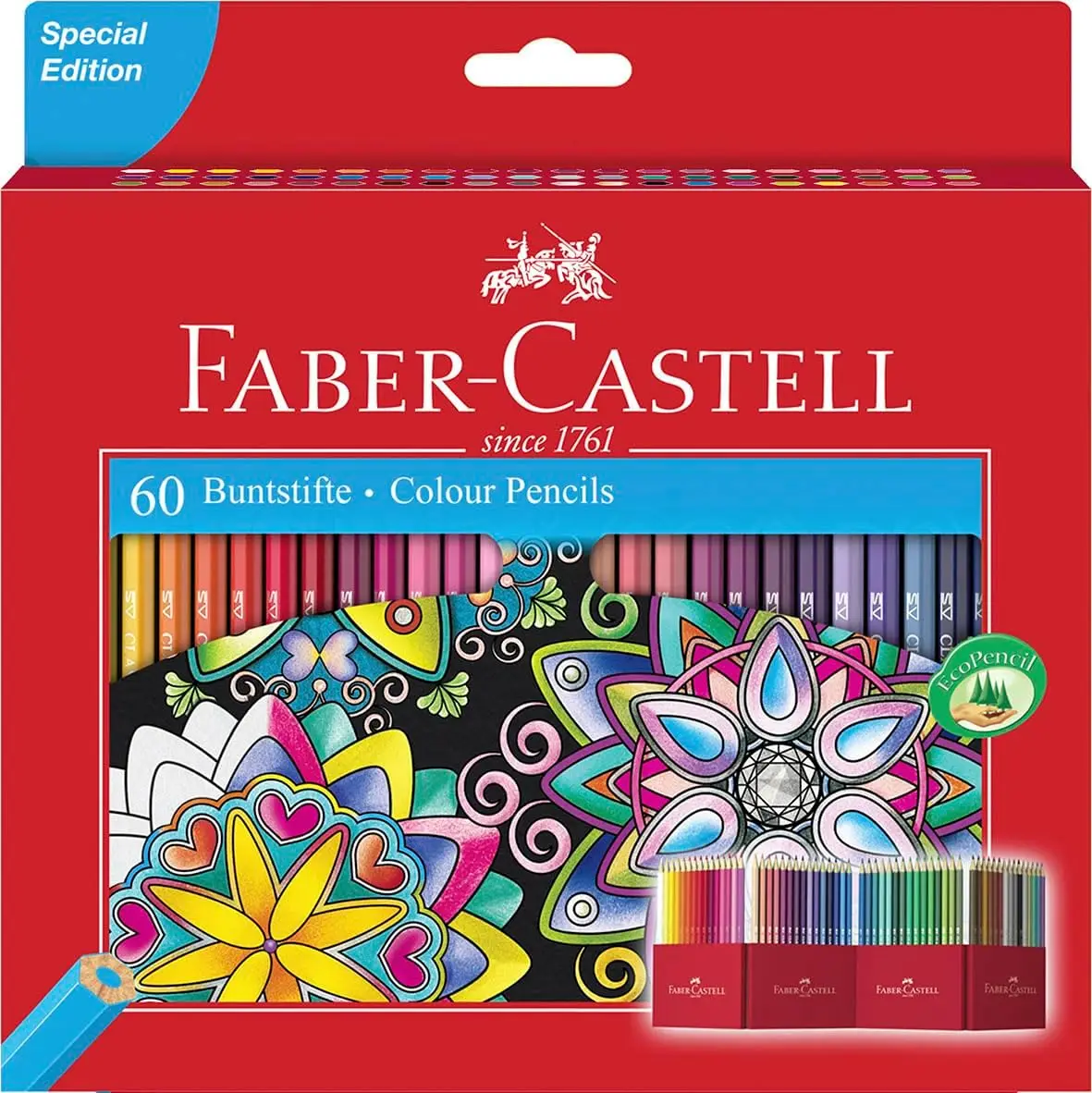 

60-Piece Hexagonal Shatterproof Colouring Pencils Set for Kids and Adults, Vibrant Colors, Durable Art Supplies
