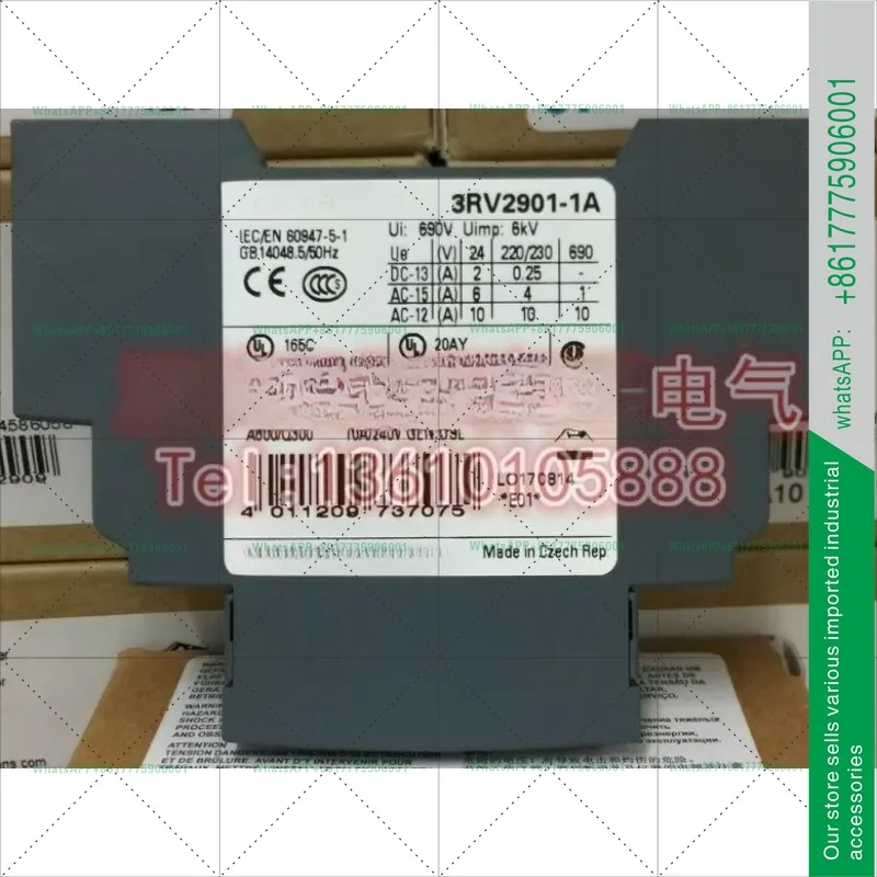 New Original Motor Protection Circuit Breaker Auxiliary 3RV2901-1E 3RV29011E