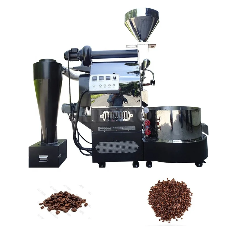 Structure Roasting Machine Coffee / Electric Coffee Roaster / Industrial Coffee Roaster