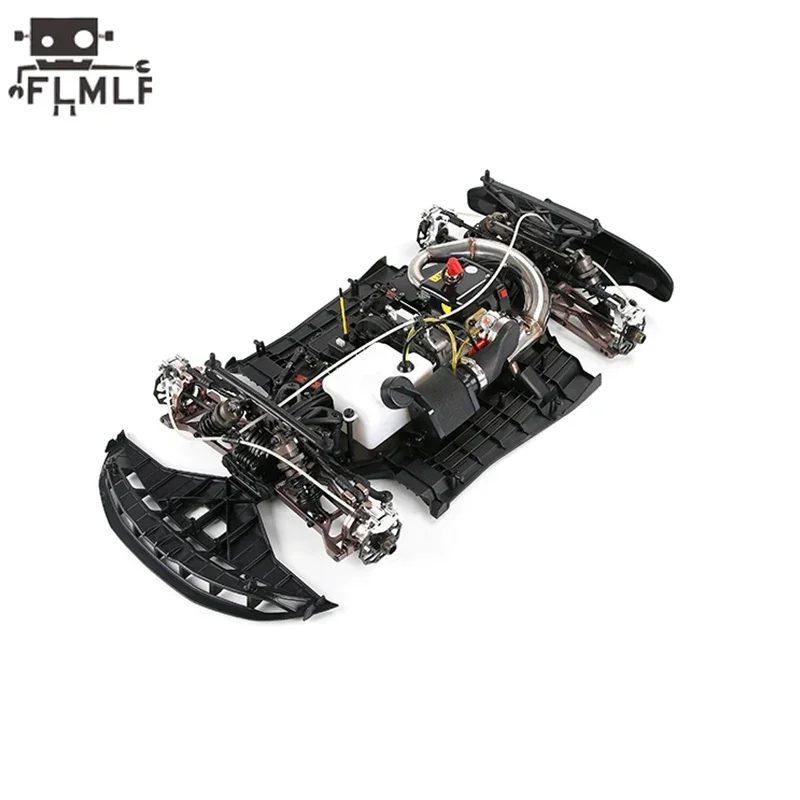 Rc Car Gas New Four Wheel Hydraulic Disc Brake Set 2 with CNC Metal Suspension Arm Kit Fit 1/5 ROVAN ROFUN RF5 F5 MCD XS5 Parts