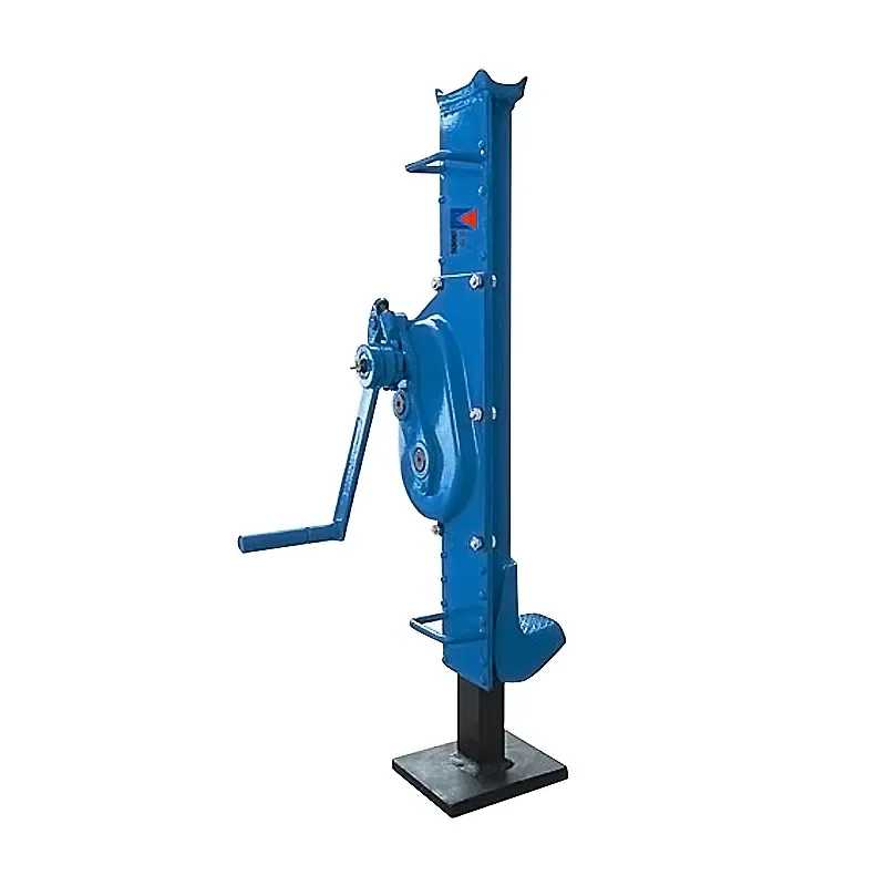 10Ton Heavy Metal Hand-operated Mechanical Jack with Self-Locking System 200cm Max Height Lifting Positioning