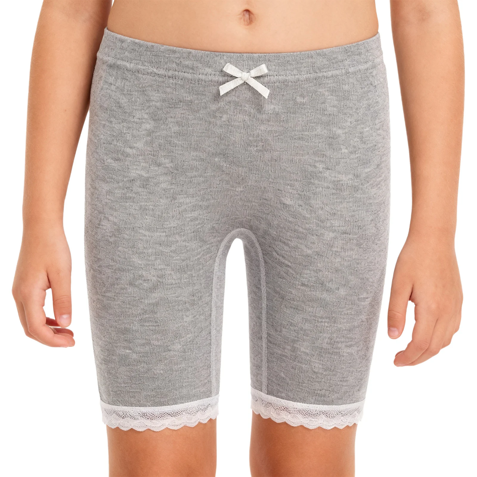 أطفال بنات مطاطا حزام الدانتيل تقليم الباليه الرقص السراويل الملابس الداخلية منتصف الفخذ طول سراويل للمدرسة عارضة تجريب اليوغا الصالة الرياضية #2