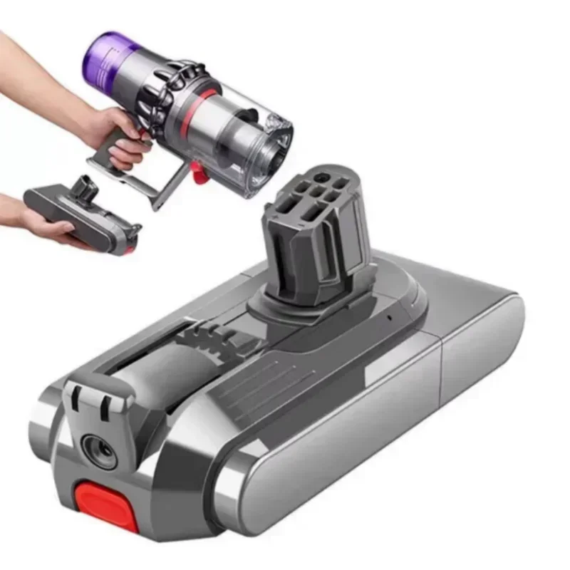 For Dyson V12 Battery 25.5V 6000mAh, compatible with Dyson ultra-thin cordless models SV20,SV30,SV35,SV46 vacuum cleaner