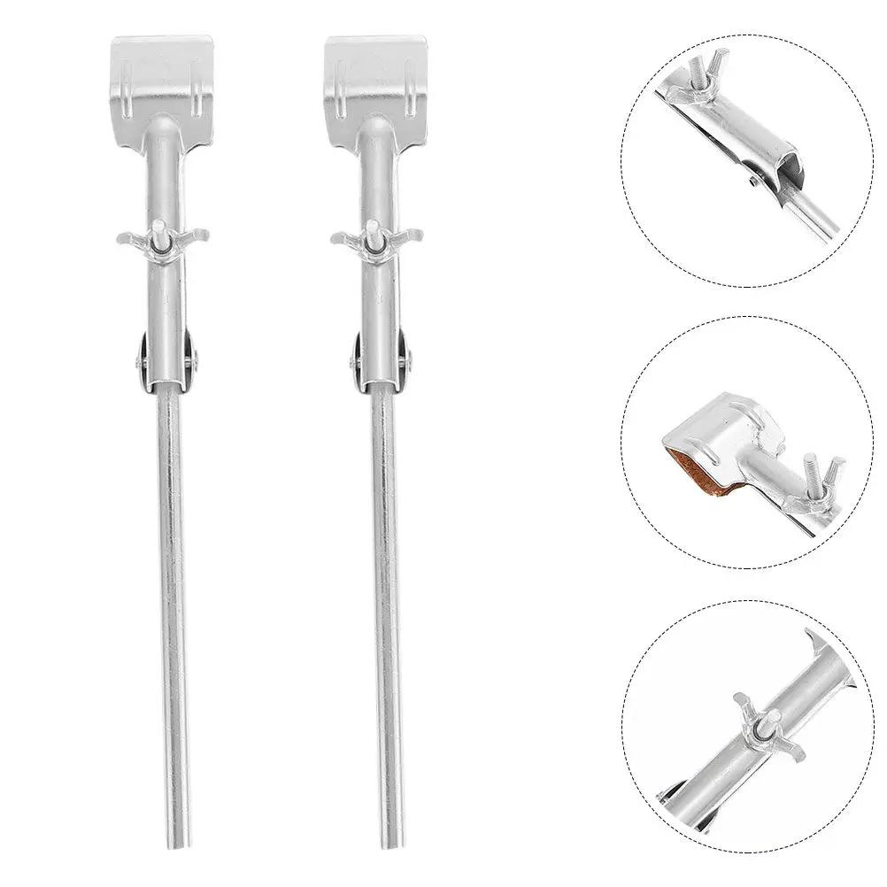 

2Pcs Iron Ring Clamp Test Tube Holder Clip Lightweight Lab Clamp Holder for Condenser Tube Flask Scientific Experiment Tools