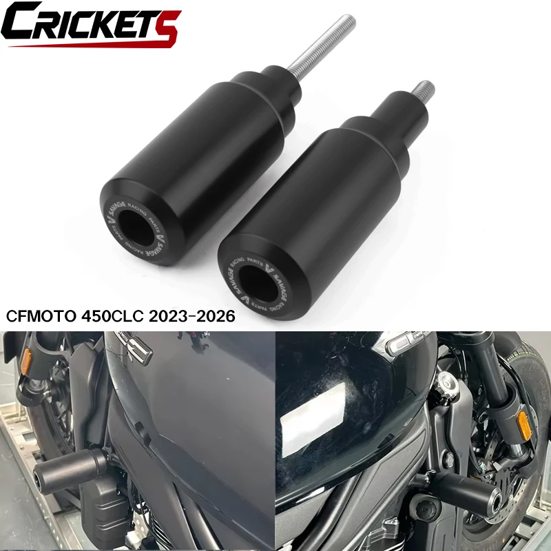For CFMOTO 450CLC Frame Slider Crash Protecto  CF-MOTO 450 CLC CL-C Bobber Motorcycle Engine Protection Pad Fairing Guard