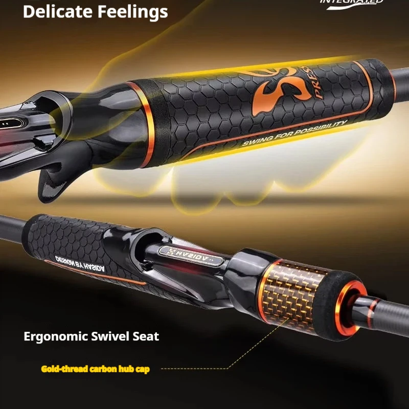 

Удилище HISTAR Ultra Fast Action Worm Rod с кольцами Fuji SIC, высокая чувствительность, спиннинговое удилище для ловли баса, мандариновой рыбы, дальнего заброса.