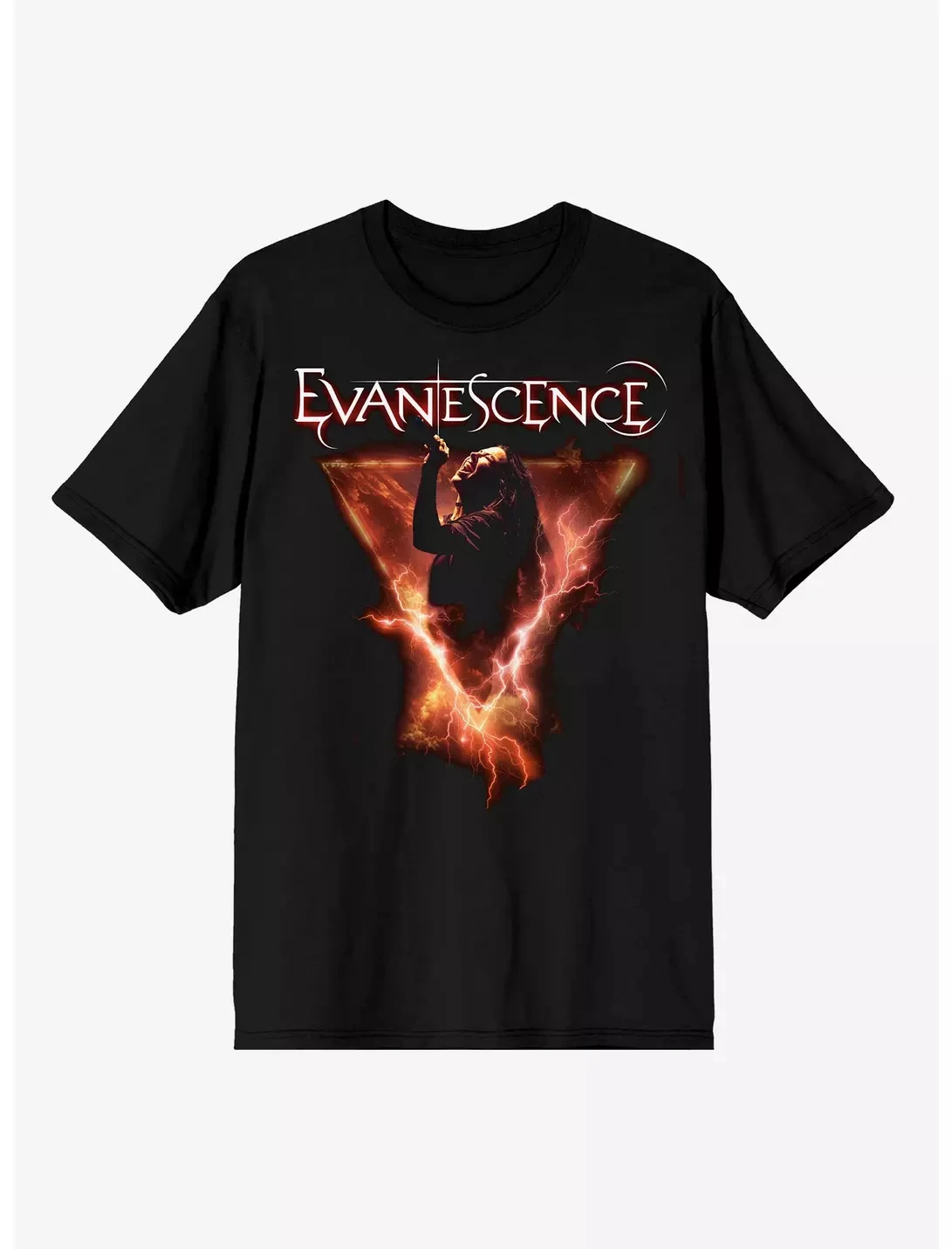 Camiseta Masculina Nova Evanescence 2026 Tour com Estampa Gráfica Unissex 100% Algodão Manga Curta Y2K Oversized Moda Popular Streetwear