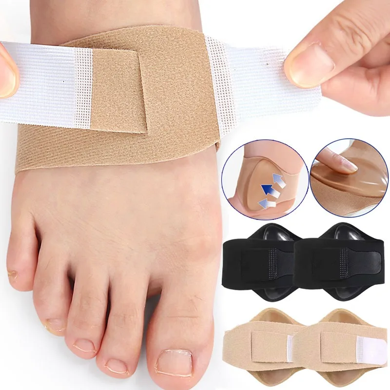 منصات القدم قوس القدم المسطحة دعم قوس النعال العظام للرجال والنساء وسادة اللفافة الأخمصية قابل للتعديل