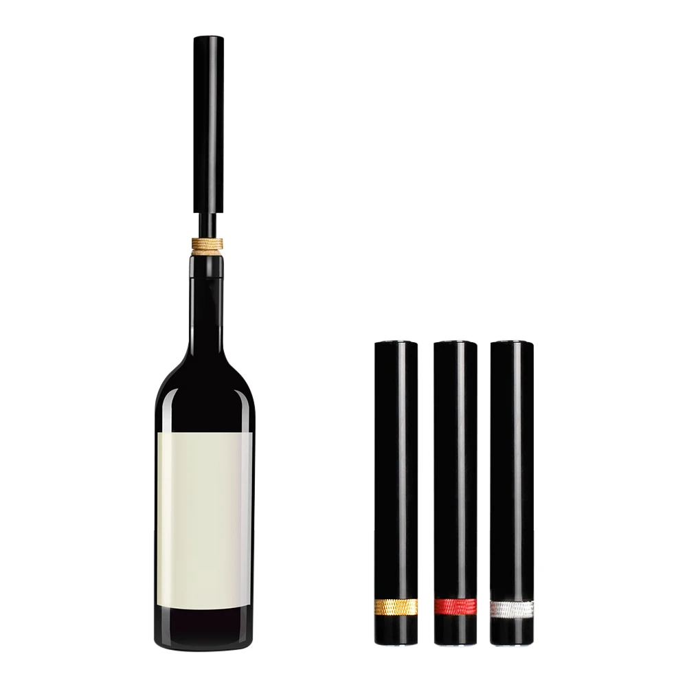 Portable Air Pump Wine Bottle Opener Safe Stainless Steel Pin Cork Remover Air Pressure Corkscrew Kitchen Tools Bar Accessories view 3