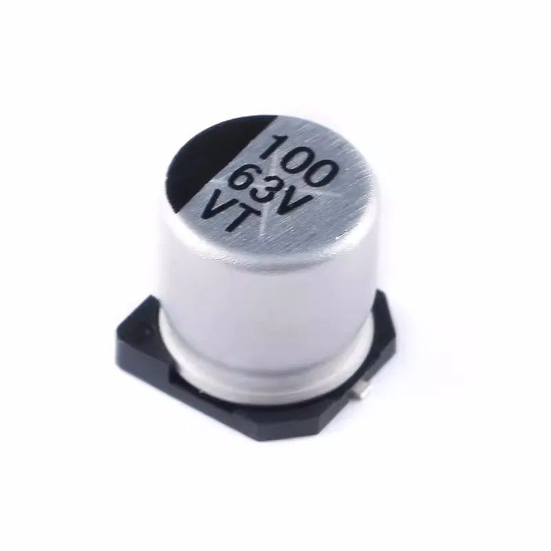 

100pcs High quality SMD aluminum electrolytic capacitor 63V 100UF 10*10.5mm SMD electrolytic capacitor