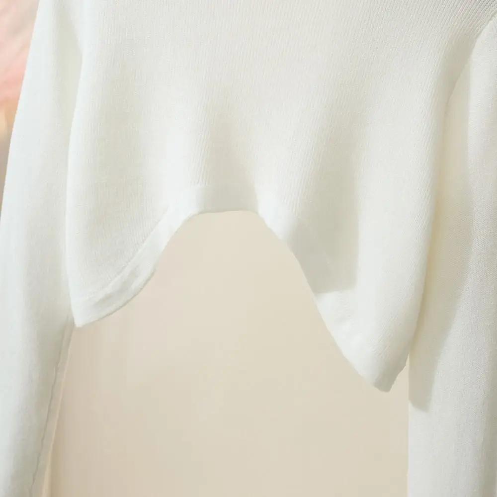 Summer Women Thin Sunscreen Cardigan Simple Short Coat Casual Basic Slim Korean Long Sleeve Top Sunscreen Clothing