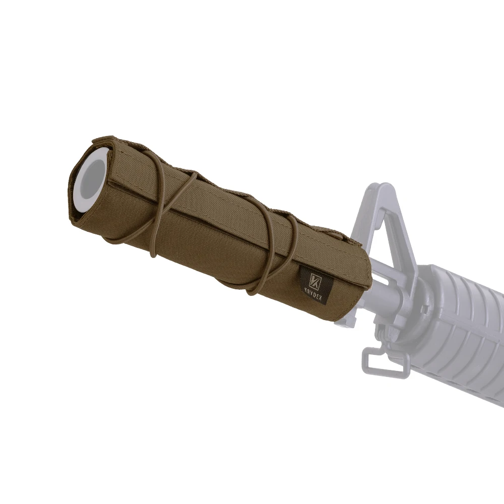 KRYDEX 22/18cm Tactical Suppressor Cover Airsoft Protector Cover Muffler Case Hunting Shooting Accessories view 4