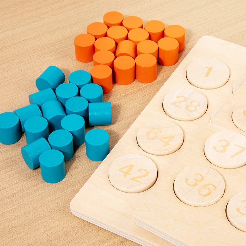 Juego de cálculo de números divertido, entrenamiento de pensamiento lógico, juguete educativo de matemáticas, material didáctico con sentido de números para suma y resta