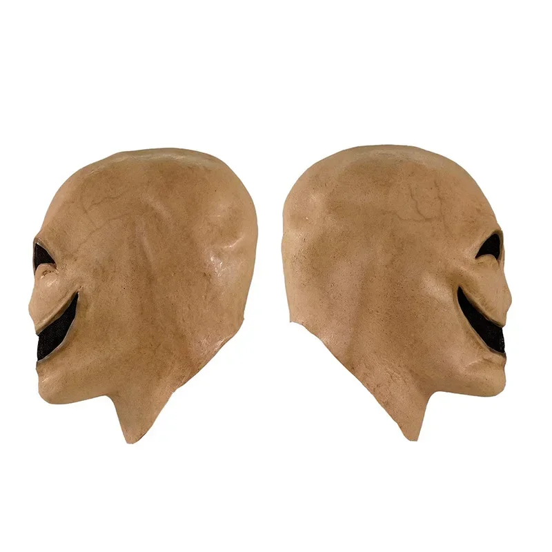 Casque intégral en latex sans visage pour homme, masque polaire, film d'horreur, cosplay, extraterrestre effrayant, vêtements de sauna, accessoire de fête d'Halloween