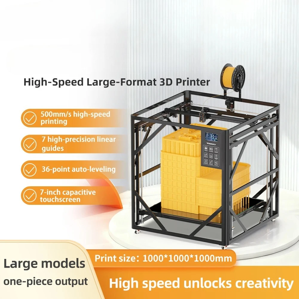 3D Metal Printers, BIG Size Machine, Print size 1000*1000*1000mm, for Plastic 3d Printer