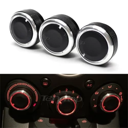 Aluminum Alloy Air Conditioning Button AC Knob Conditioning Heat Control Switch Knob For Mazda 2 M2 2007-2014 Car Accessories
