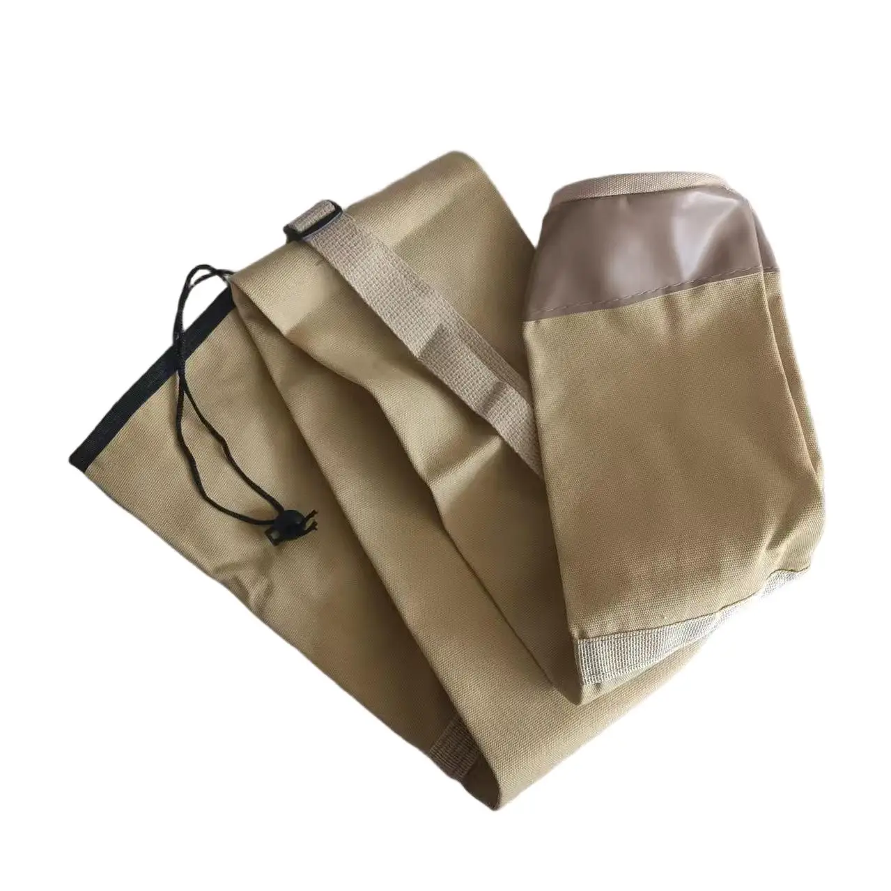 Tragbare Angelruten-Tasche aus Canvas für den Außenbereich, verstärkte Angelregenschirm-Tasche für das Angeln in der Wildnis, faltbare, leichte Regenschirm-Tasche für das Nachtangeln. – Detail 2