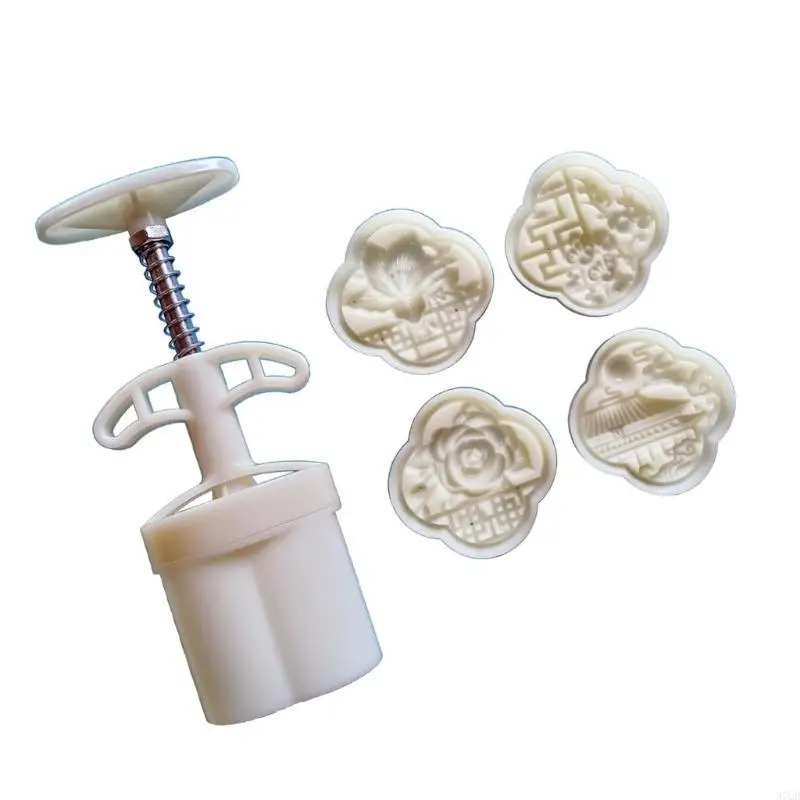 97QD Traditional Chinese Pattern Mooncakes Molds Professional Bakery Tool for Baking Enthusiasts and Professional Pastry Cook