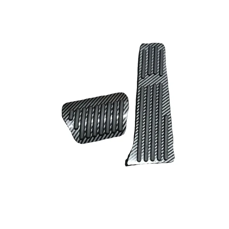 

For BMW Auto Universal Fit Slim Carbon Fiber Pattern Accelerator Brake Pedals Set Interior Upgrade Accessories Easy Installation