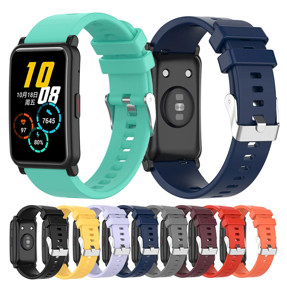 Cinturino in Silicone da 20mm per Huawei Honor Watch ES bracciale Smart Watch Band