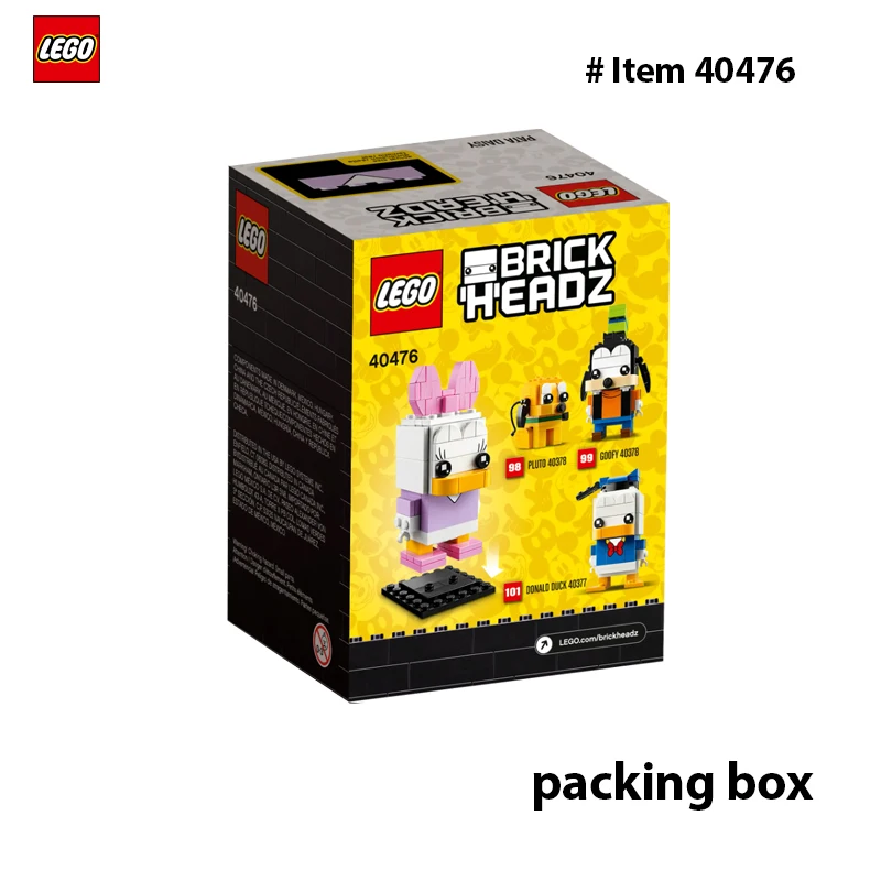 LEGO 40476 BrickHeadz  Duck BrickHeadz collectors and cartoon figure lovers 110 PCS