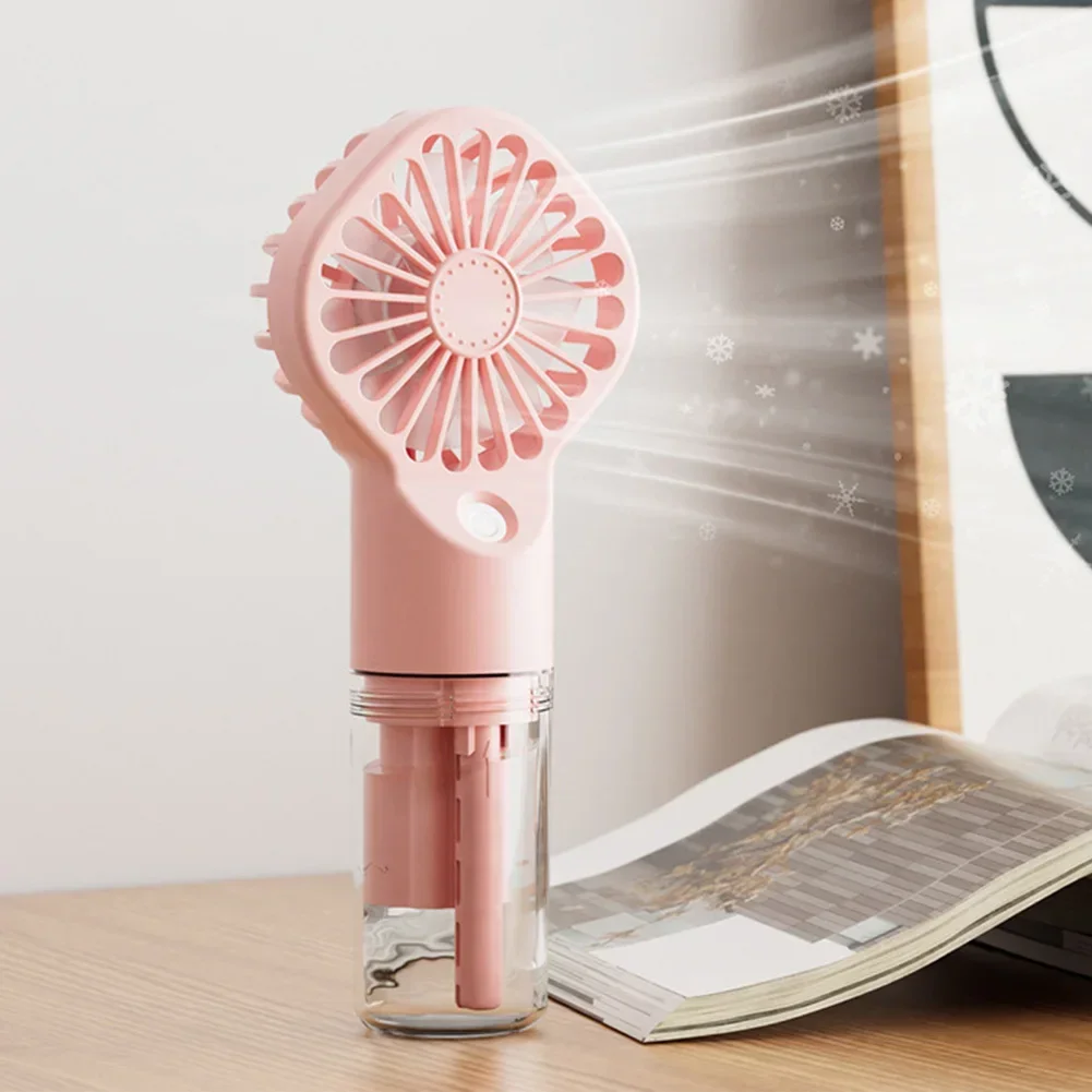 

Handheld Mini Air Conditioner USB Rechargeable Portable Humidifier Mist Cooler Cooling Spray Humidifier Fan for Home/Office/Dorm