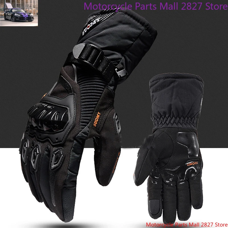 Motorcycle Gloves Windproof Waterproof Guantes Moto Men Motorbike Riding Gloves Touch Screen Moto Motocross Gloves Winter