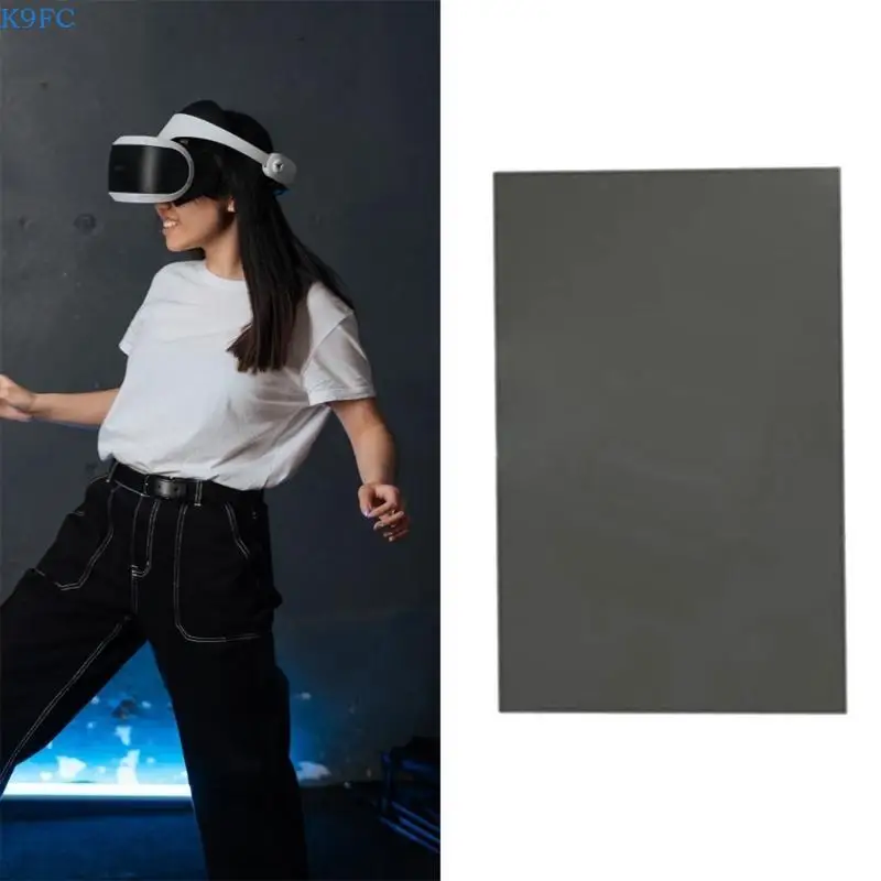

K9FC 2x Adhesive Polarized Film Sheets Polarizer Linear Polarizing Filter for Screen