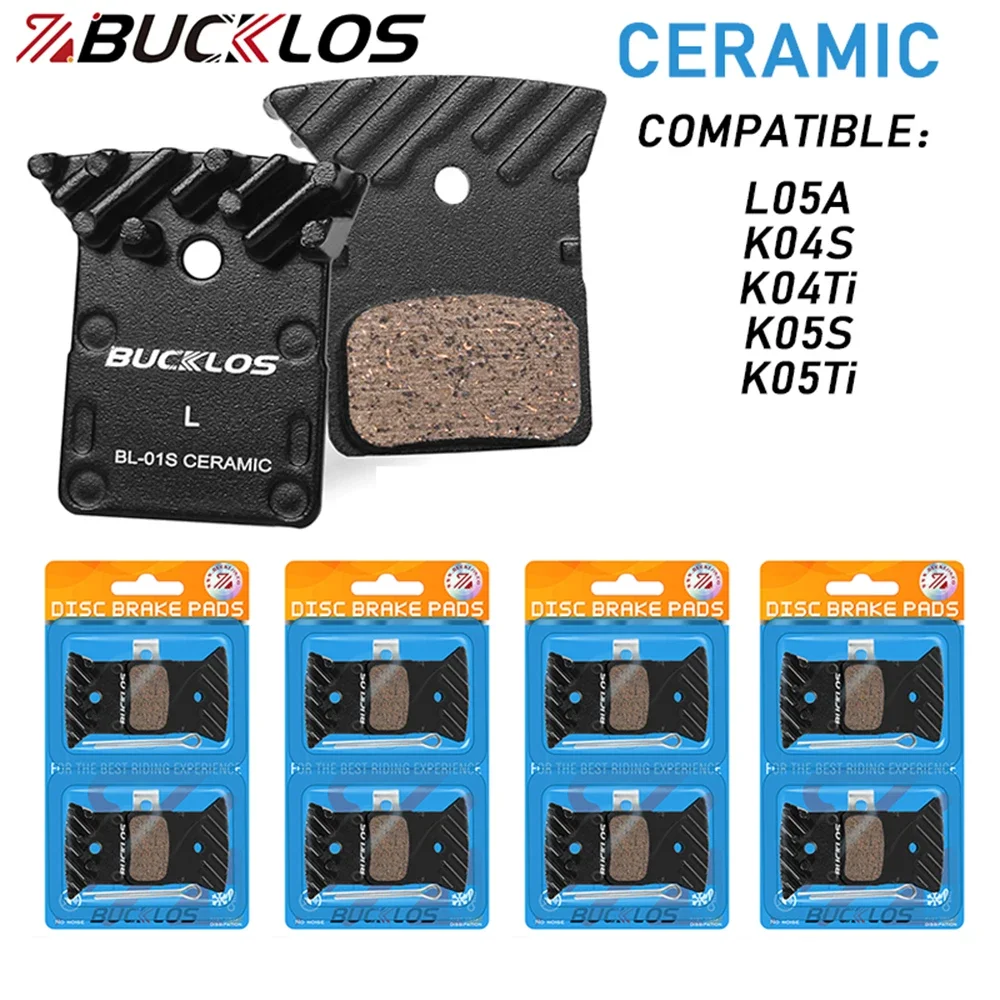 

BUCKLOS Bike Hydraulic Brake Pads For L05A K04S K05S Ceramic Bicycle Brakes Pads Heat Dissipation Road Mountain Bike Pad