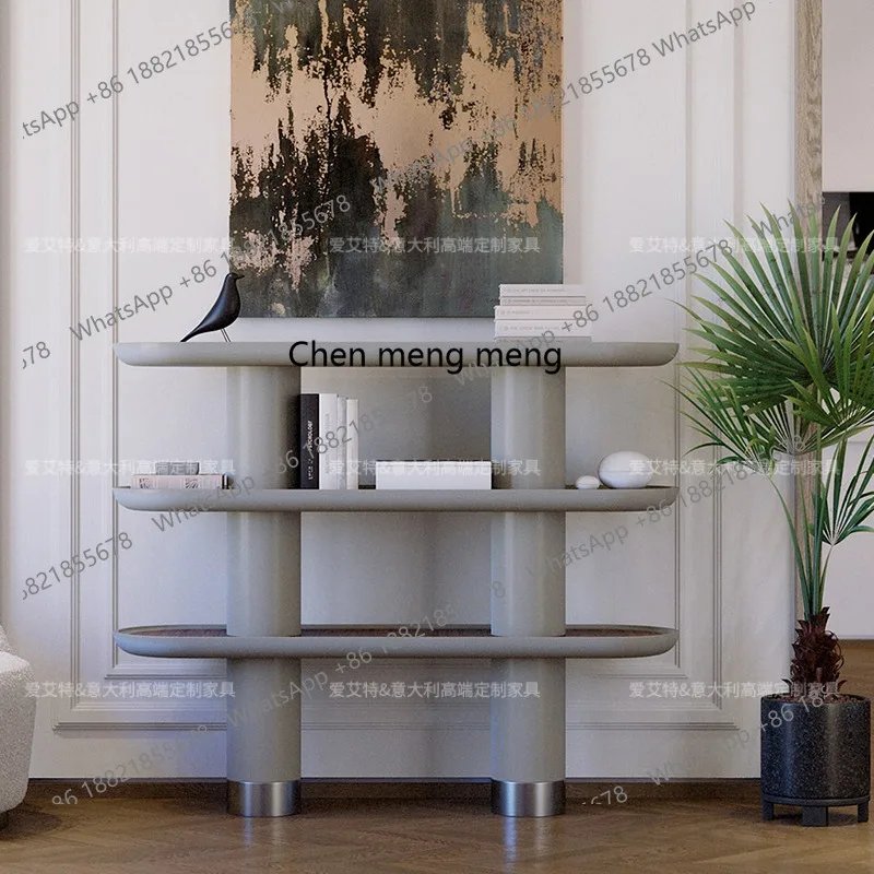 

Designer Entrance Table Italian Minimalist Bookshelf Creative Entrance Table Entrance Door View Table