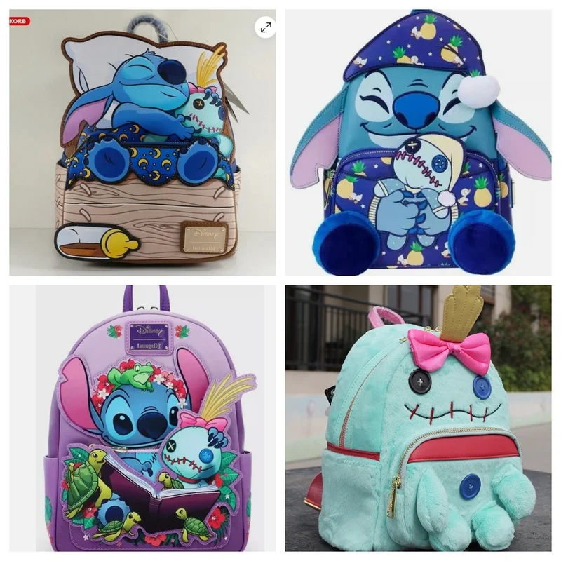 

Spot Stitch Series Peripheral Children'S Fashion Trend Backpack Stitch Backpack Men'S And Women'S Casual Bag