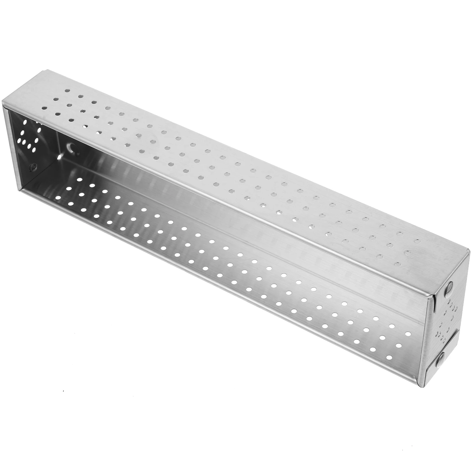 

Stainless Steel Chopsticks Cage Large Capacity Utensil Box Kitchen Cutlery Organizer With Drainage Design Countertop Storage