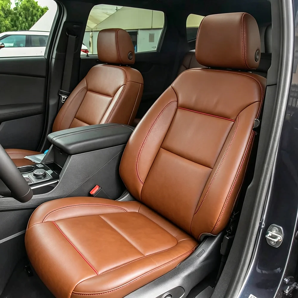 

Custom Car Seat Cover For Chevrolet Blazer 2020 2021 PU Leather Protector Cushion Full Set Seat Covers Car Styling