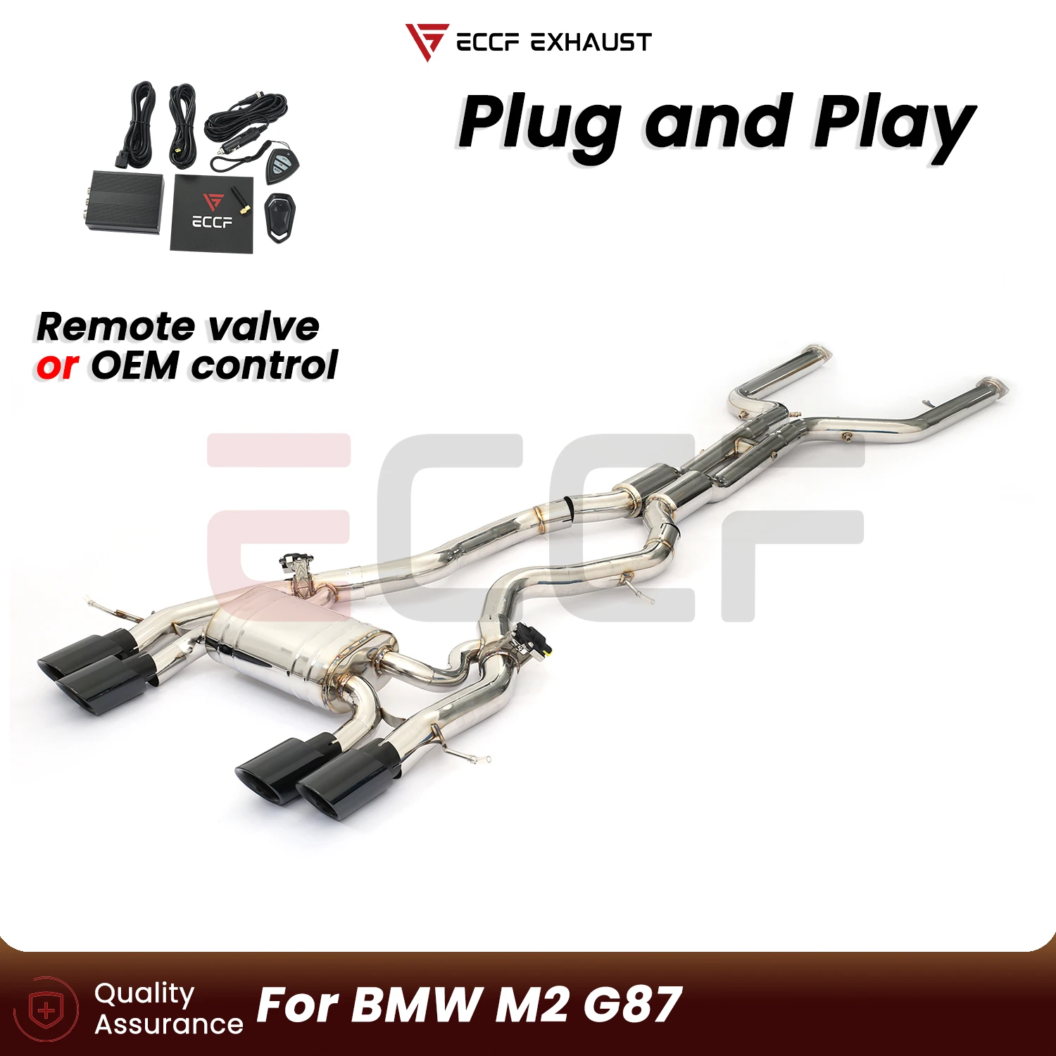 

Aggressive Exhaust Sound T304 Stainless Steel Catback Exhaust FOR BMW M2 G87 Plug and Play Performance Upgrade