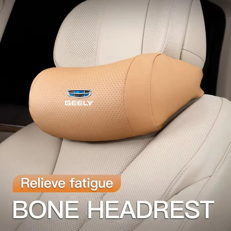 Car Seat Headrest Universal Car Interior Seat Protect Neck Pillow For Geely Coolray Monjaro Geometry C Tugella GX3 Pro 2024
