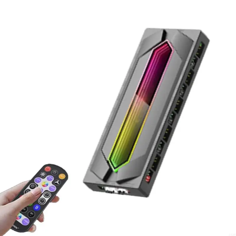 Controller U2JE Argb Hub raffreddamento PWM raffreddamento con cavo alimentazione splitter argb PWM Argb Splitter per