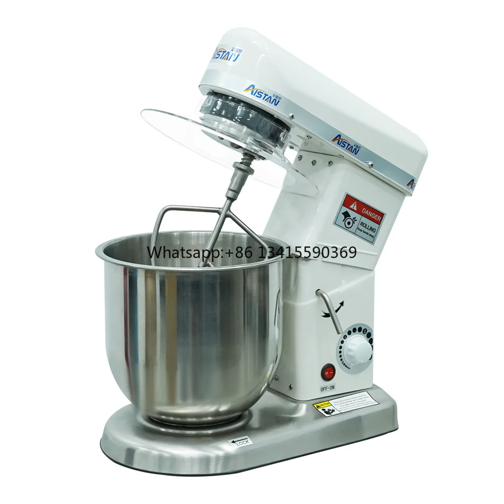 

B10W Commercial Stand Mixer for Kitchen Baking, Planetary Food Mixer 10L Electric Dough Mixer Egg Beater Milk Shaker Machine