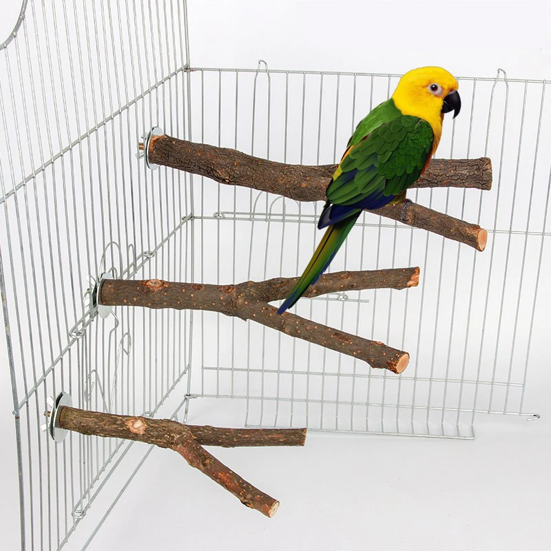 1szt 15/20/30cm Ptaki Akcesoria Klatka dla ptaków Drewniane kije Stojak Gałąź drzewa Grzędy Asesorips Para Aves Vogel Stokjes