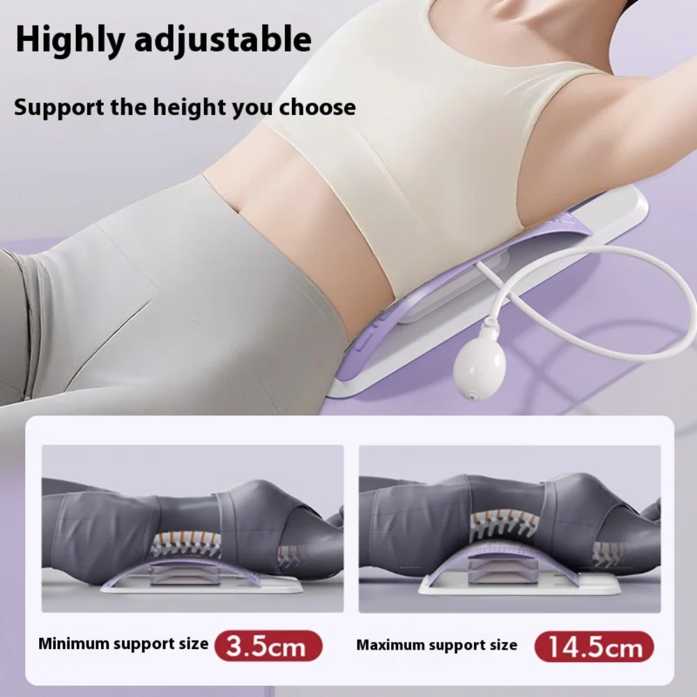 

Adjustable Back Stretcher Massager Airbag Waist Neck Support Massage Lumbar Cervical Muscle Relax Stretcher Posture Massager